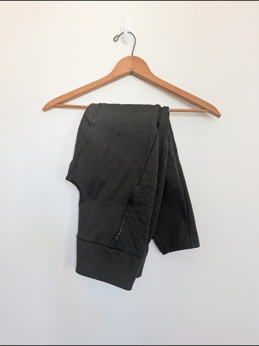 Athleta Hybrid Fleece Tight Olive Green